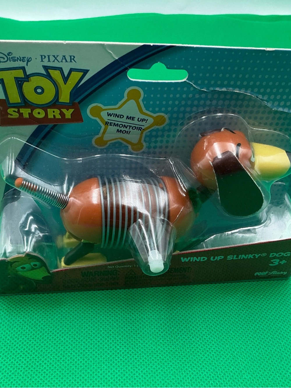 Disney Toy Story Wind-Up Slinky Dog Toy - Brown, Yellow, Black